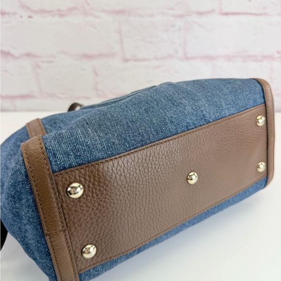 Gucci Rare Denim Tassel SoHo 2 Way Tote Bag - Picture 7 of 16